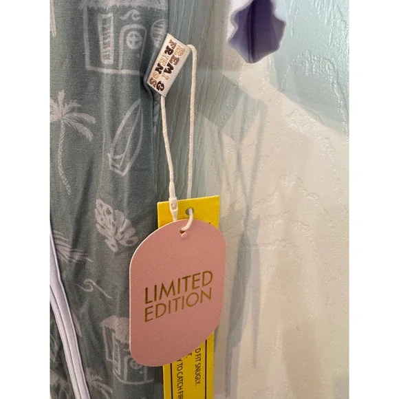 Remi &‎ Friends Baby Pajamas 18-24M Bamboo Limited Edition Zip Green Print - Picture 7 of 7